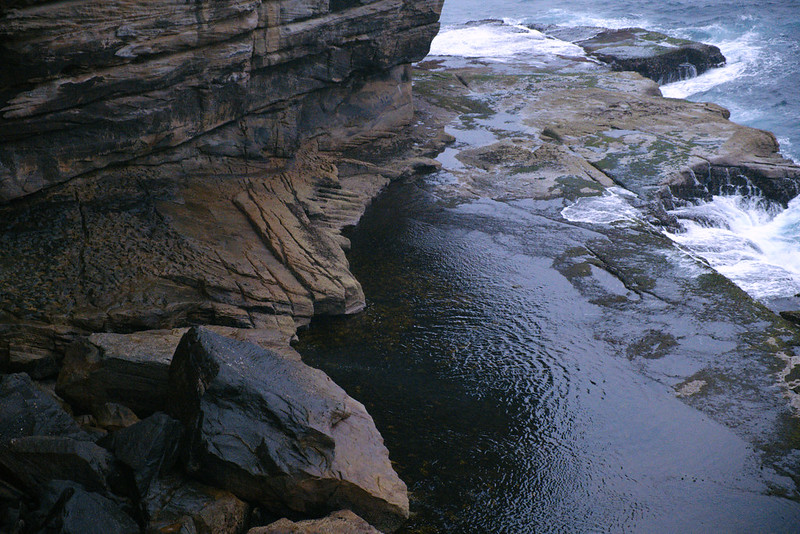 Pool at the foot of Gap Bluff