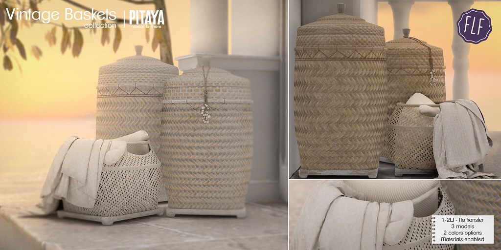 Pitaya – Vintage baskets – FLF!