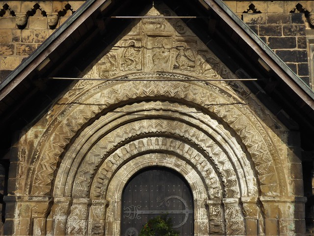 Romanesque Doorway, St John the Baptist Church, Adel, Leeds