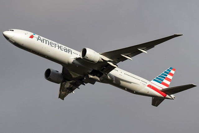 N728AN American Airlines B777-300 London Heathrow