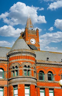 Indianapolis Indiana ~ Crowne Plaza  Hotel at Historic Union Station - Tower Clock