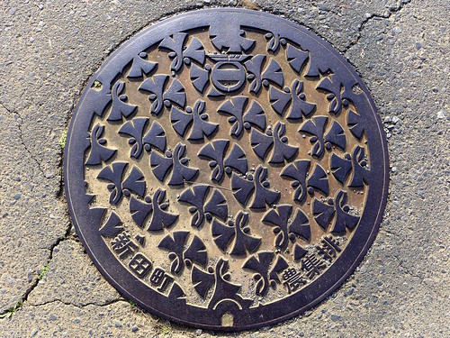 Nitta Gunma, manhole cover 2 （群馬県新田町のマンホール２）