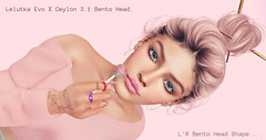 new Lelutka Evo X Ceylon 3.1 Bento Head Shape -