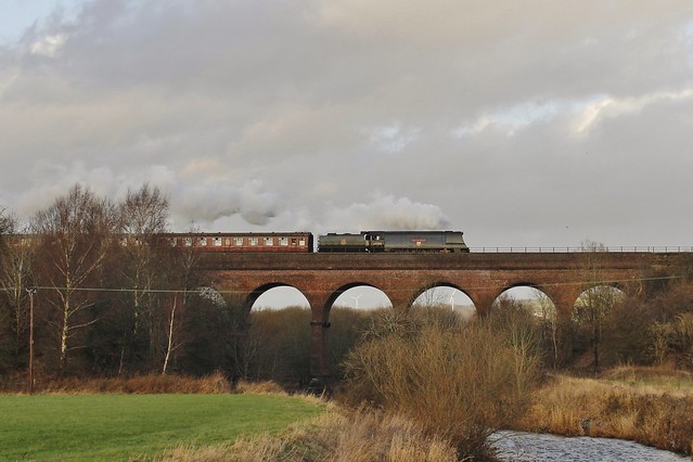 34092 'City of Wells' | Roch Viaduct | East Lancashire Railway | 01.01.2022