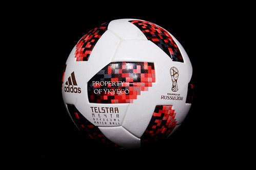 TELSTAR MECHTA FIFA WORLD CUP RUSSIA 2018 OFFICIAL ADIDAS MATCH USED BALL, ROUND OF 16, SPAIN VS RUSSIA 05