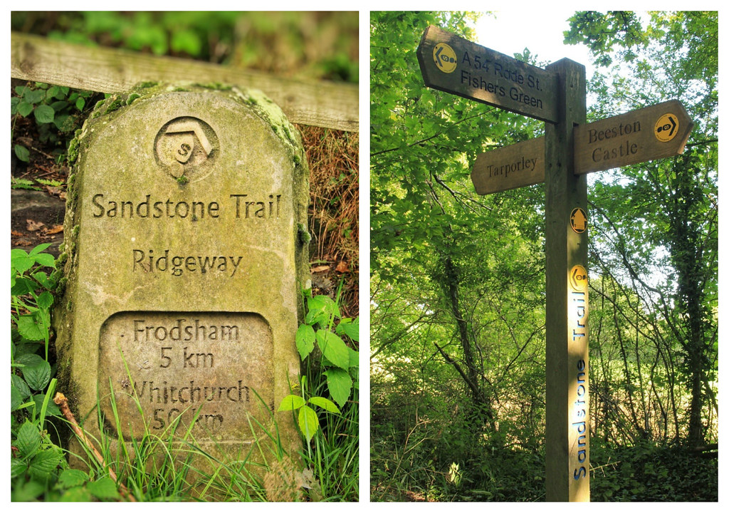 Signage along the Sandstone Trail