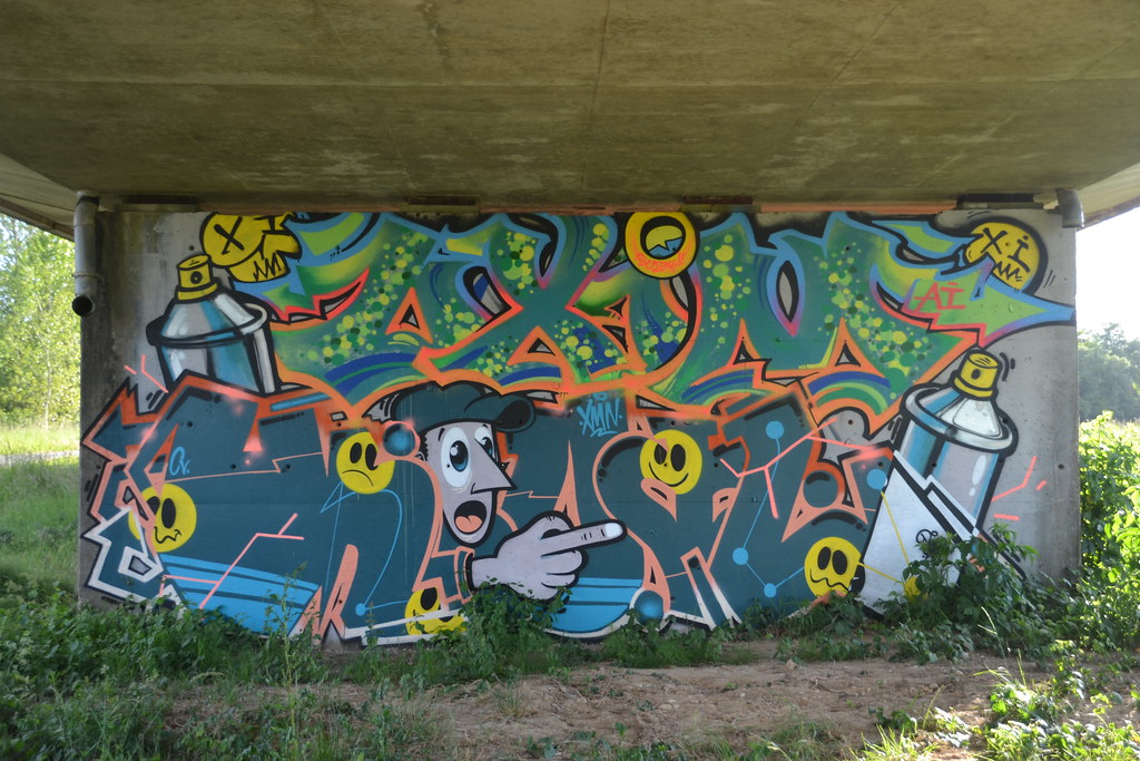 street art - pont de begueys (Gironde 33)