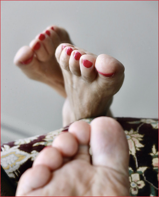 Variation 5 of 13 -- Mirror, Mirror off the Wall, Who Has Fairest Feet of All?