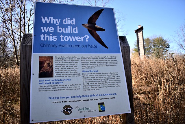 Chimney Swift Sign & Tower