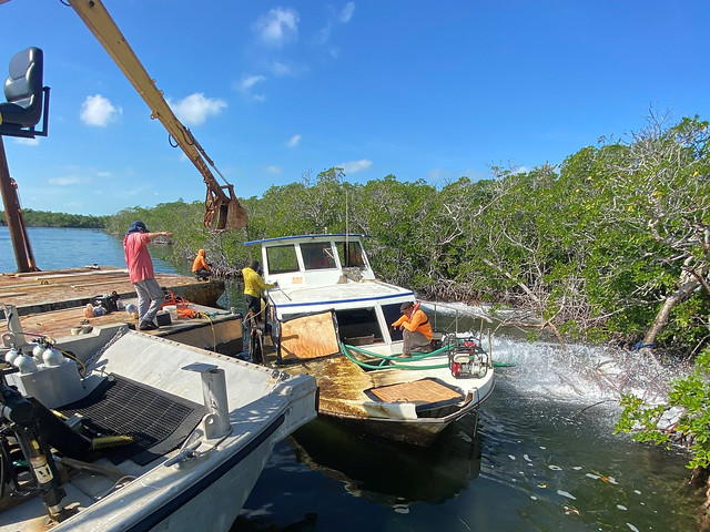 Derelict Vessel Removal in the Florida Keys