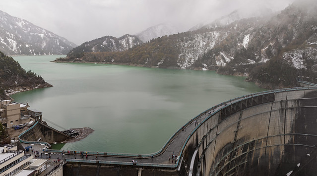The Kurobe Dam and Lake Kurobe