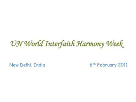 India-2011-02-06-Interfaith Harmony Week Celebrated in New Delhi