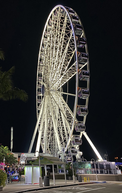 Sky View Miami Observation Wheel, Bayside Marketplace, 401 Biscayne Boulevard, Miami, Florida, USA / Built: 2020 / Height: 180 Feet / Gondolas: 42 Total