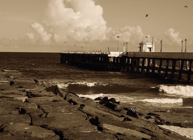 Pier at Goubert Avenue, Pondicherry