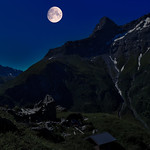 Night Mountain Landscape