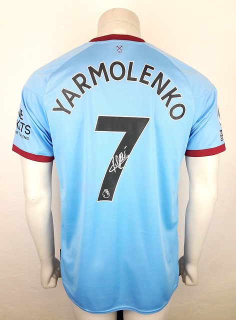 Andriy Yarmolenko, West Ham United, match issued shirt 2020/21