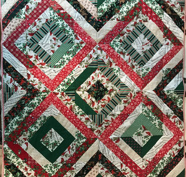 Joy's Christmas quilt