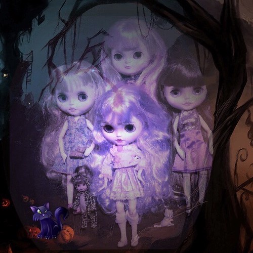 Blythe a Day Jan 4–Beautiful Ghosts💃👻