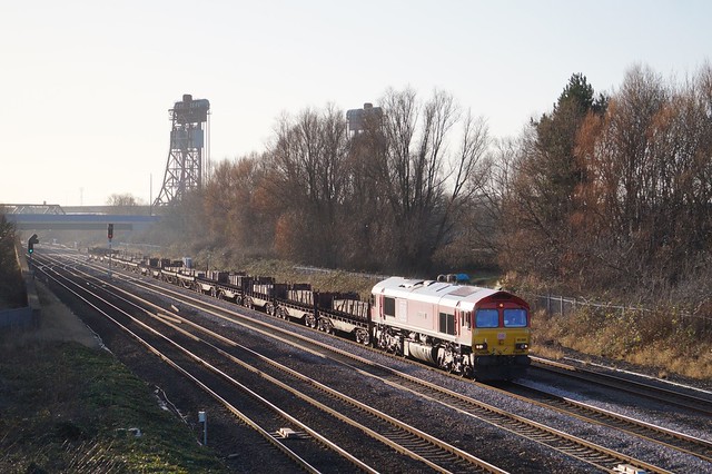 DB Cargo Class 66 (66066) in Middlesbrough, North East, UK