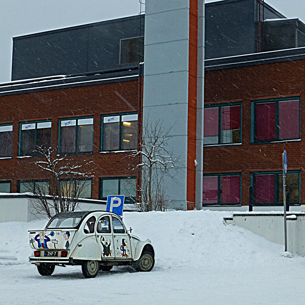 Citroën 2cv, Lapland, Finland