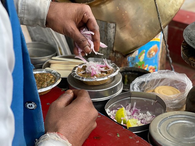 City Food - Butter Chhole Kulche, Outside Humayun's Tomb