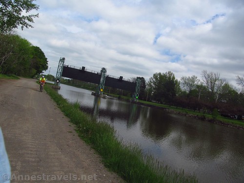 Guard gates on the Erie Canal near Brockport, New York