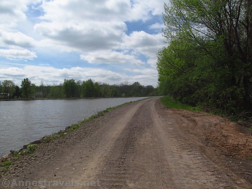 What I mean by "rough" Erie Canal Path, Brockport, New York