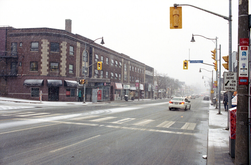 Yonge and Castlefiield in the Snow