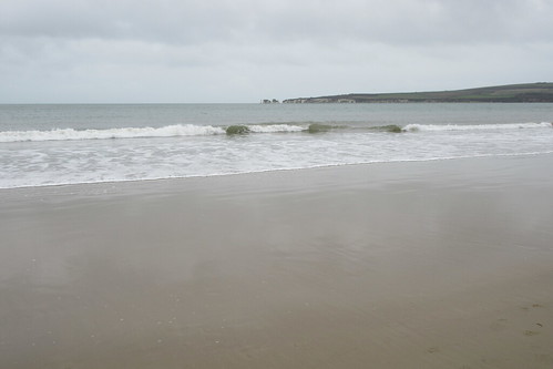 Studland waves A good day for walking but not much else! Dorset : nuff-studland 