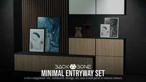 BackBone Minimal Entryway Set
