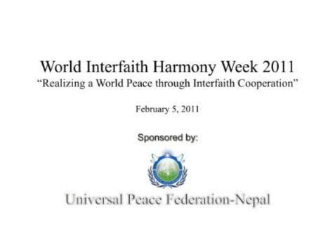 Nepal-2011-02-05-Interfaith Harmony Week Gathering in Kathmandu
