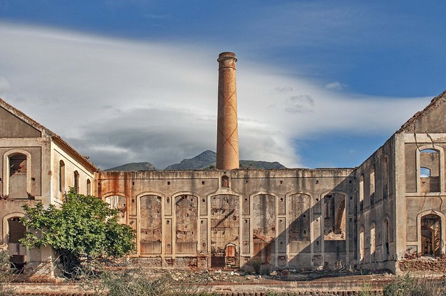 Old sugar factory in Nerja, Spain.