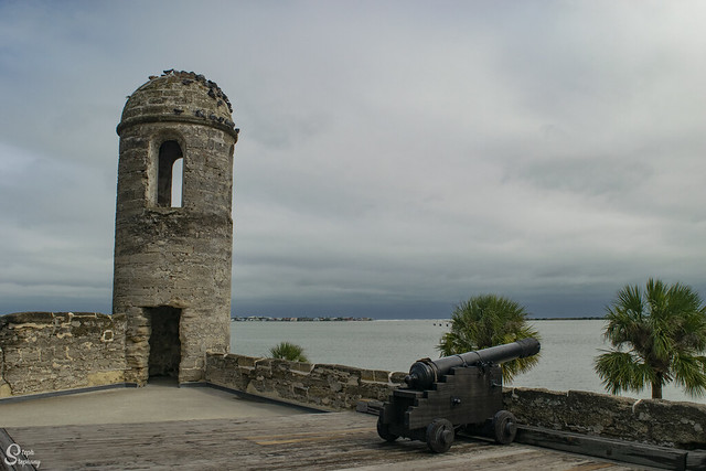 DSC_8366 ~ Cannon & High Watch Tower, Castillo de San Marcos