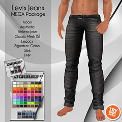 [D2T Designs] Levis Jeans #MegaPack ADD