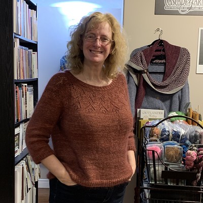 Linda (lmcnorton) finished this test knit! The pattern is not yet available on Ravelry.