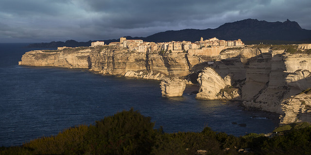 Spotlight on Bonifacio cliffs