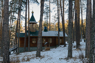Mountain chapel in forest in Siberia. / Горная часовня - Патмос остров (рядом) - Республика Алтай | by justinwyllie