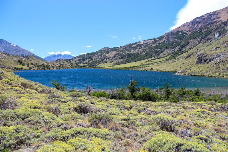 Lago chico. Our walk went around the lake.