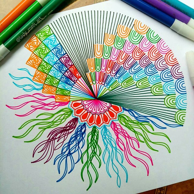 Doodle Art Jellyfish