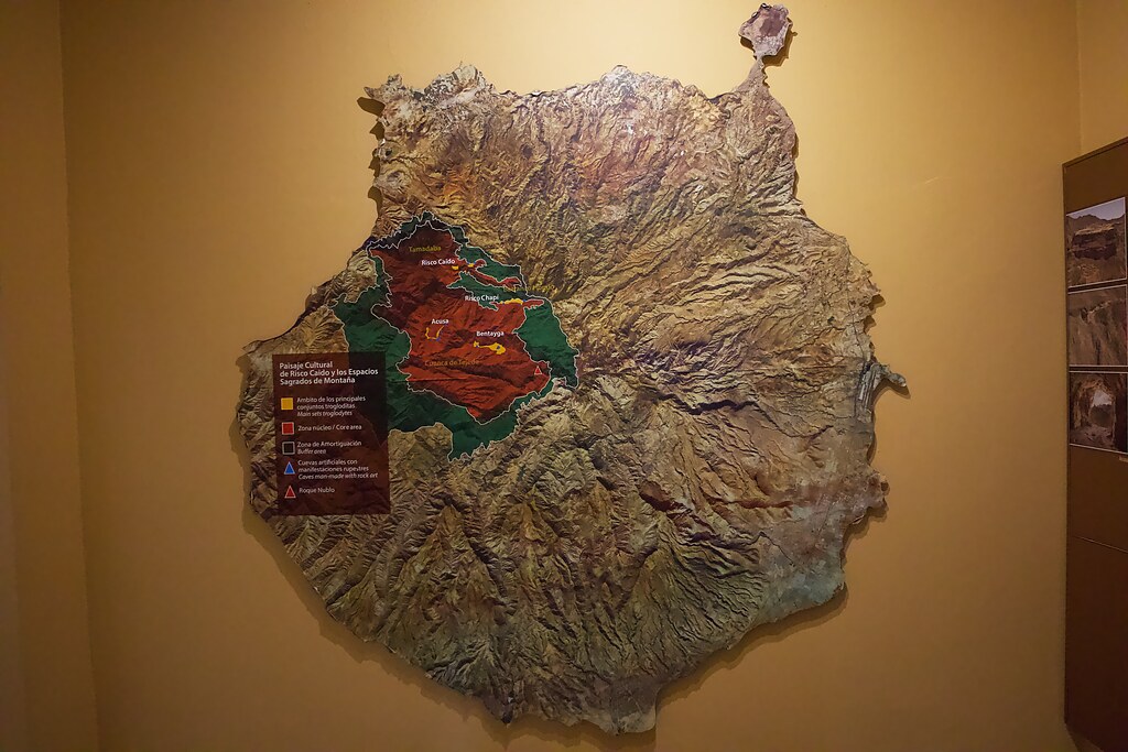 Mapa de la isla de Gran Canaria