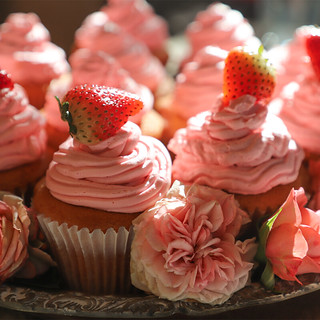 strawberry-cupcakes | by secret agent josephine