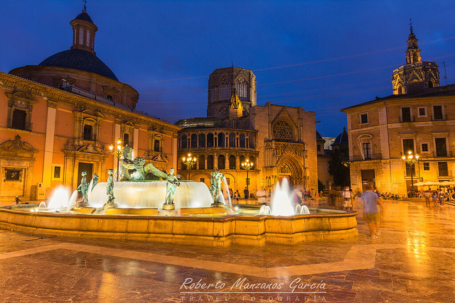 Plaza de la Virgen. Valencia, Spain