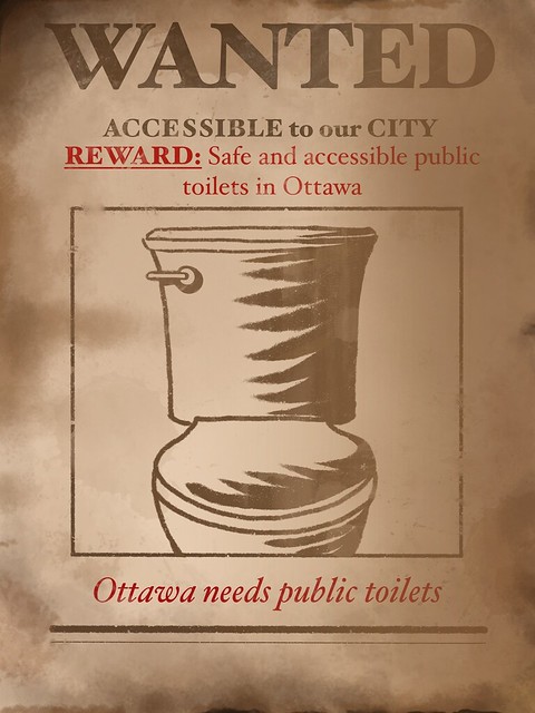 Visual works from Our Ottawa Needs Public Toilets (2021)