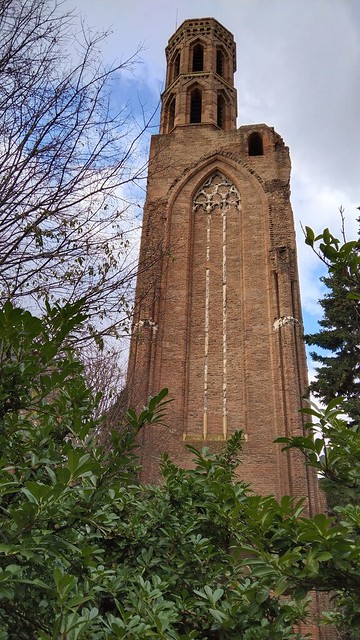 Toulouse - the belltower of the destroyed Church of the Cordeliers