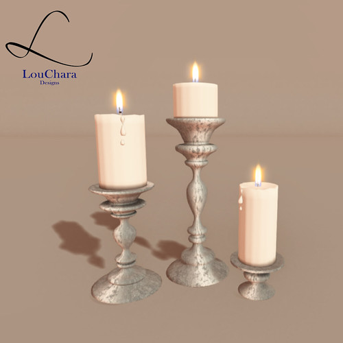 LouChara Antique Candle Group Gift