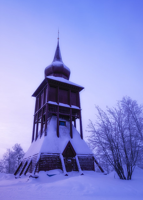Campanario de la Iglesia de Kiruna