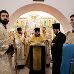 8 января 2022, Всенощное бдение в церкви иконы Божией Матери «Тучная Гора» в поселке Заволжский (Тверь)