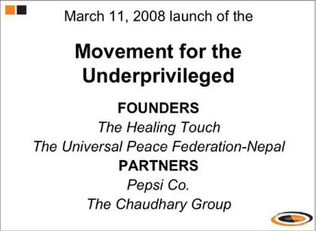 Nepal-2008-03-11-Movement for the Underprivileged Launched in Kathmandu
