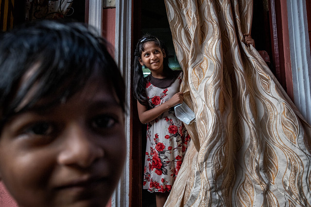 Kids in Colombo