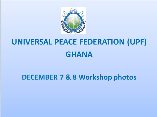 Ghana-2021-12-07-UPF-Ghana: 2-Day Peace Education for Ambassadors for Peace/VIPs